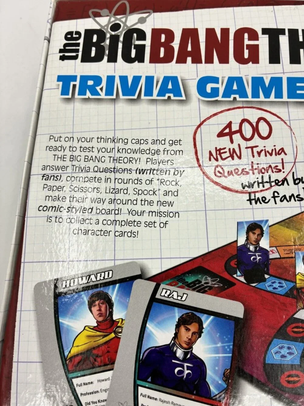 The Big Bang Theory Trivia Game Fan Edition Board Game Cardinal 400